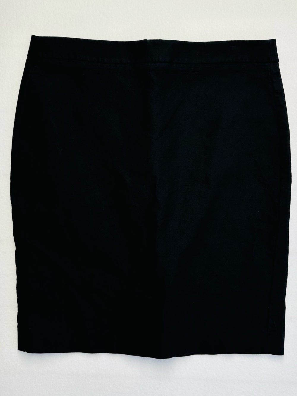 J.Crew Women’s Size 8 Black Cotton Pencil Skirt Classic Career Work Office
